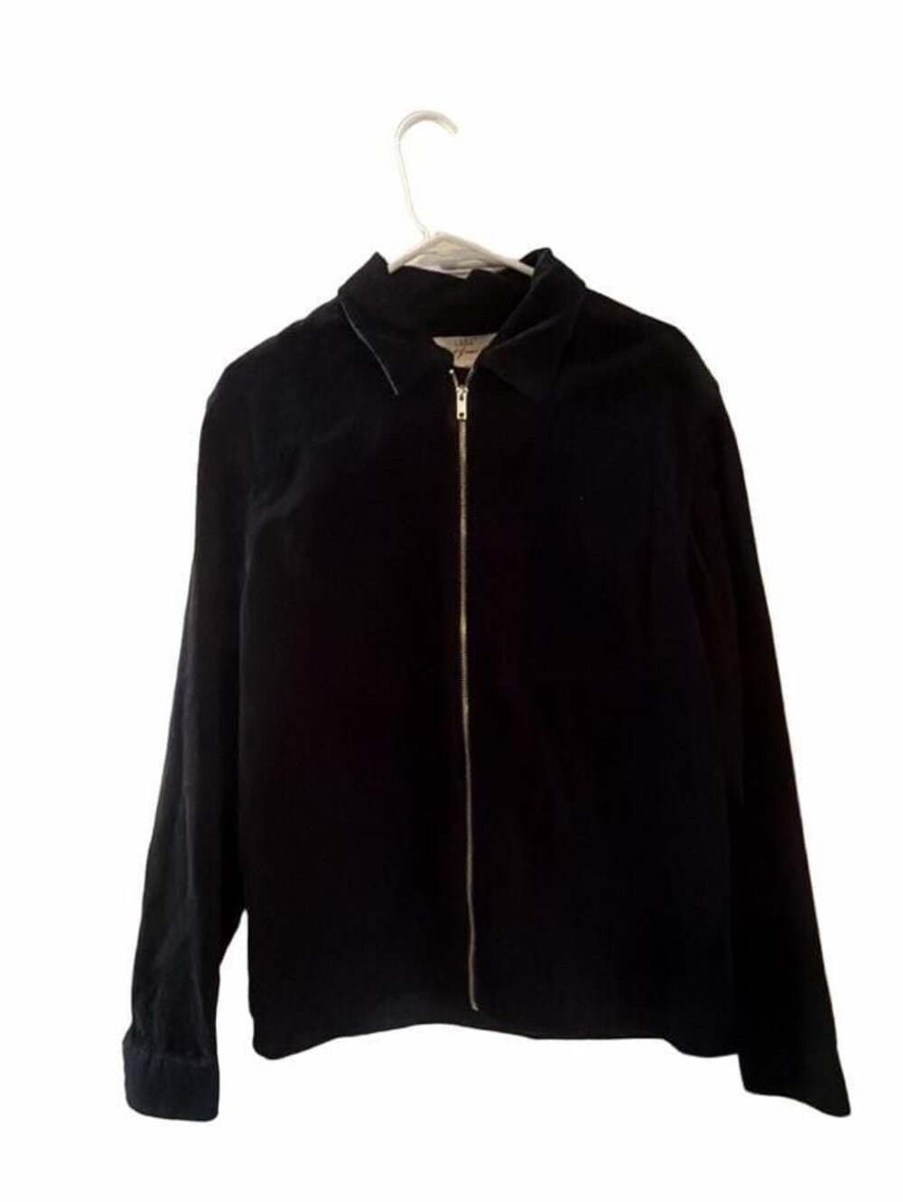 Selected Homme Navy Blue Corduroy Zip Up Jacket